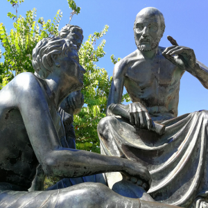 Statue des Hippokrates