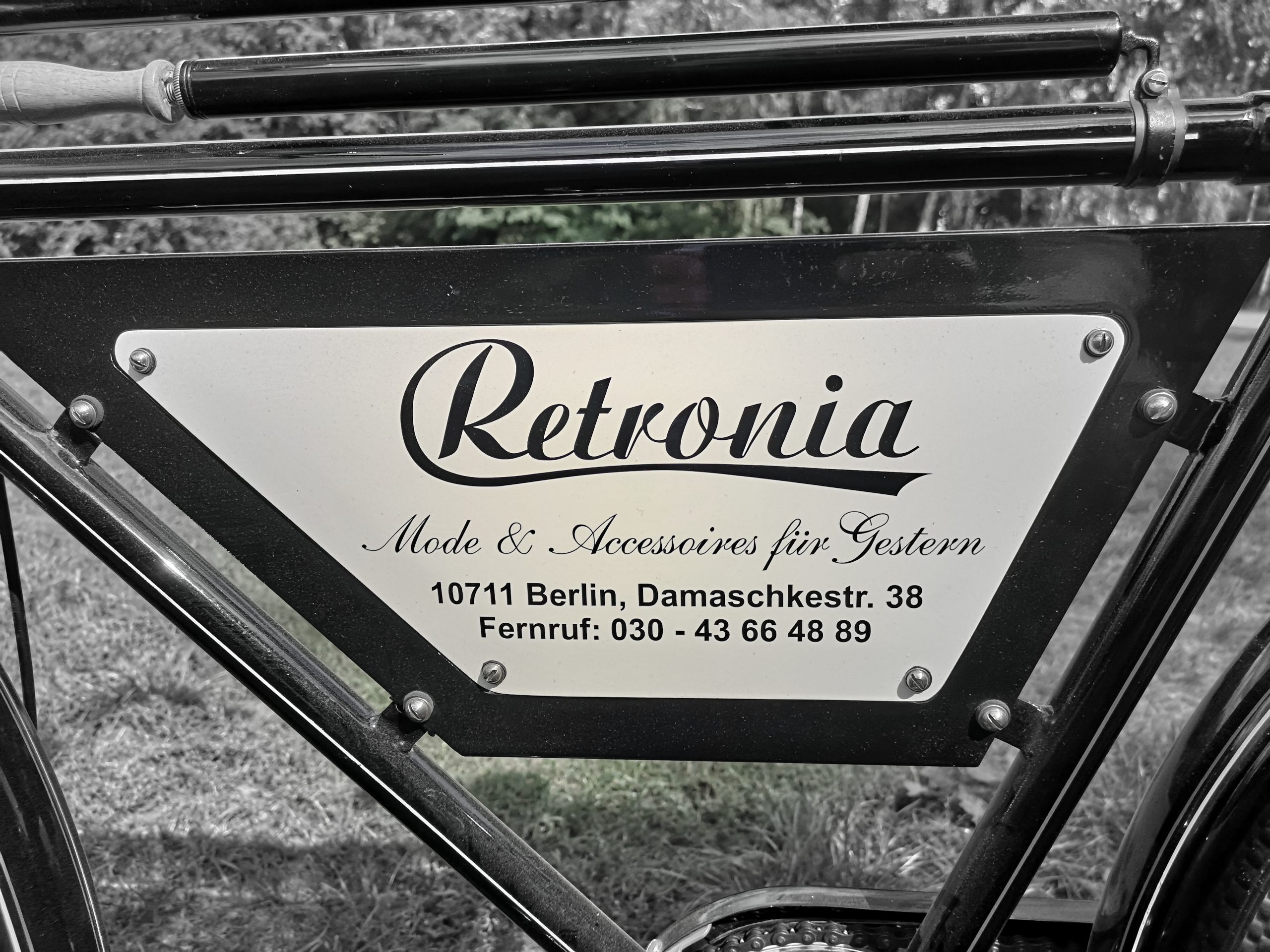 Retronia Fahrrad beim Retro Picknick 2019