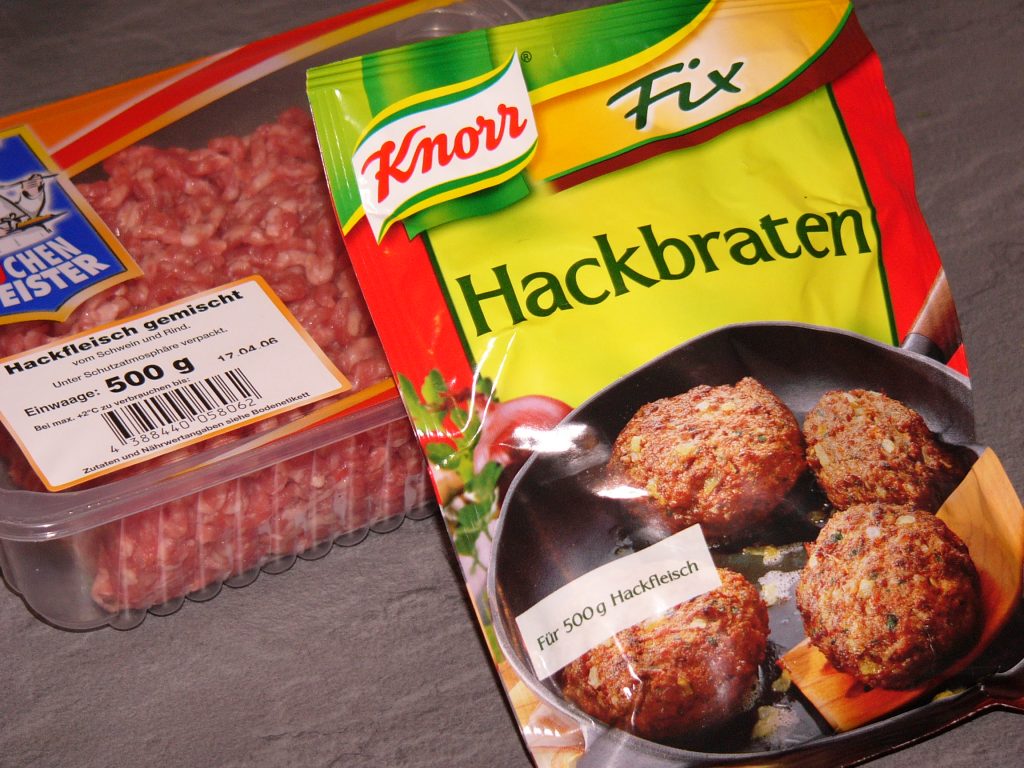 Bueletten mit Knorr Fix Hackbraten