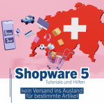 Shopware 5 - za določene artikle ni pošiljanja v tujino