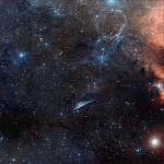 Weltraum Spielmatte Pencil Nebula 90x90 und 120x120 cm