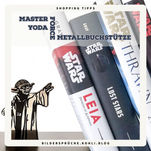 Метален книгоразделител Master Yoda Force