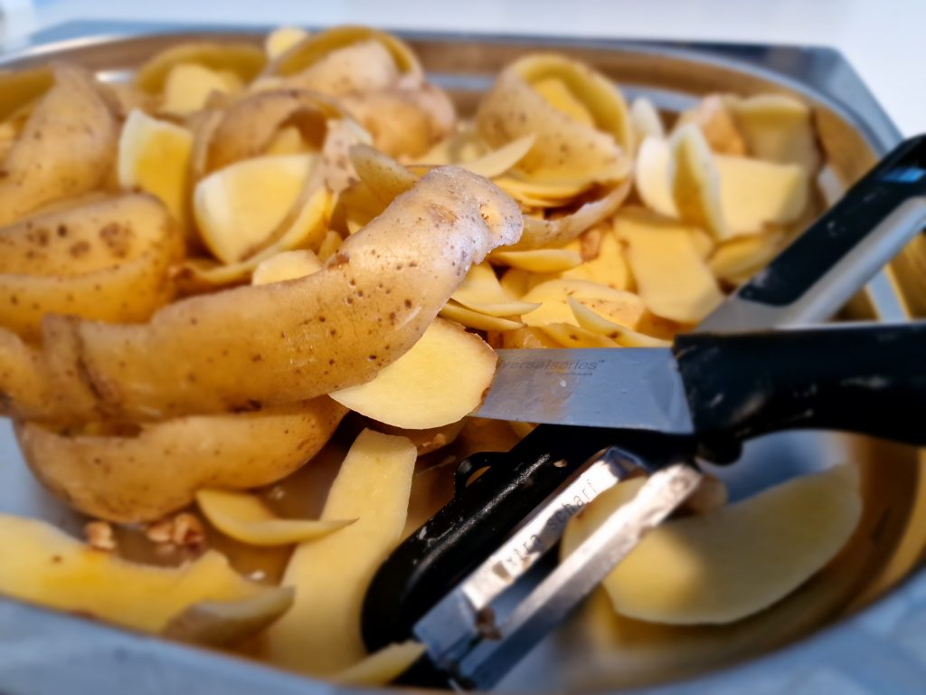 gedämpfte Kartoffeln mit dem Bosch Cookit