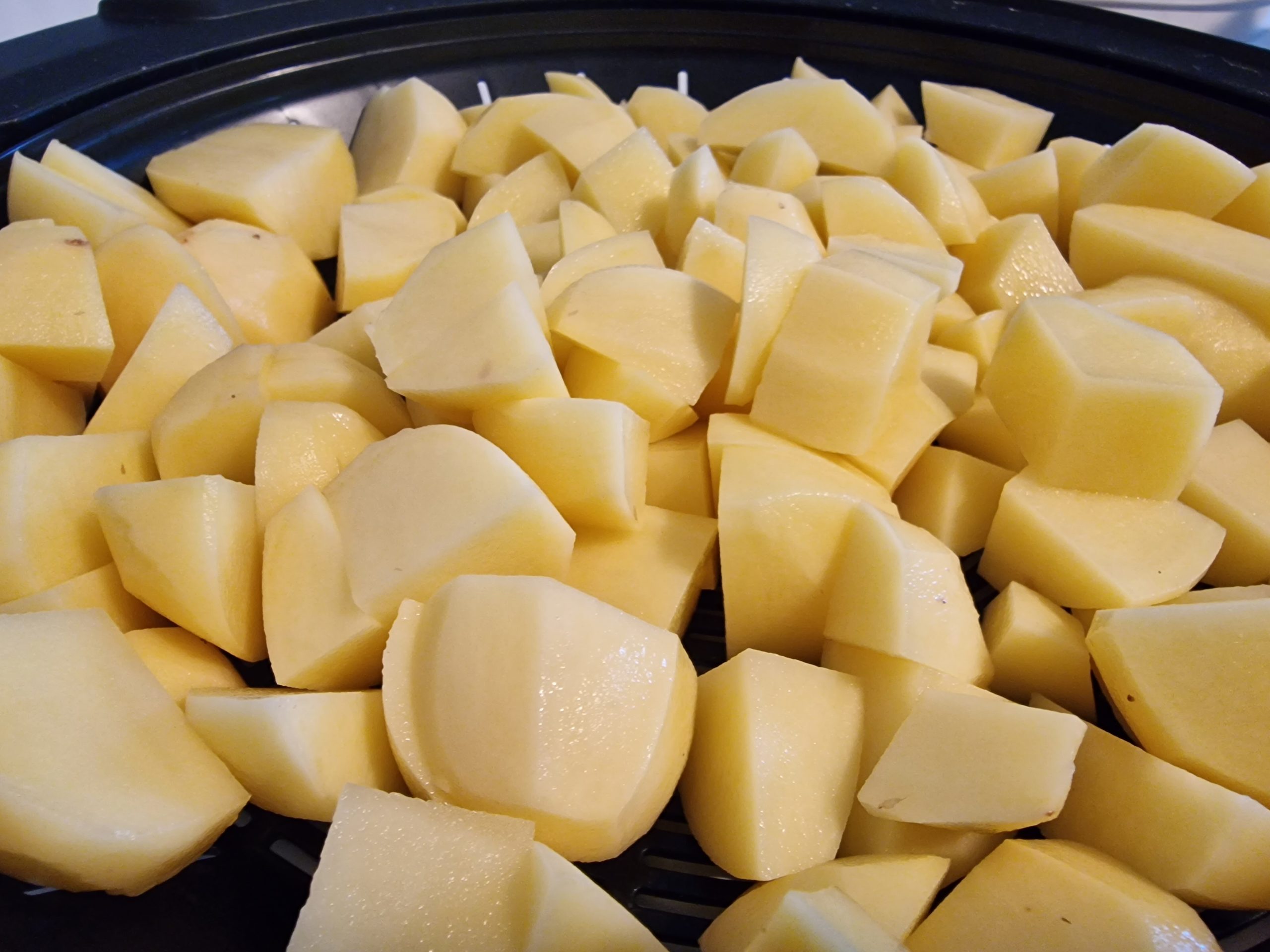 gedämpfte Kartoffeln mit dem Bosch Cookit