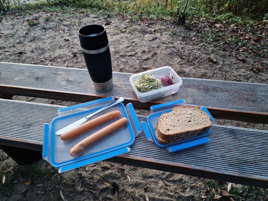 Frühstück am Nymphensee Oktober 2022