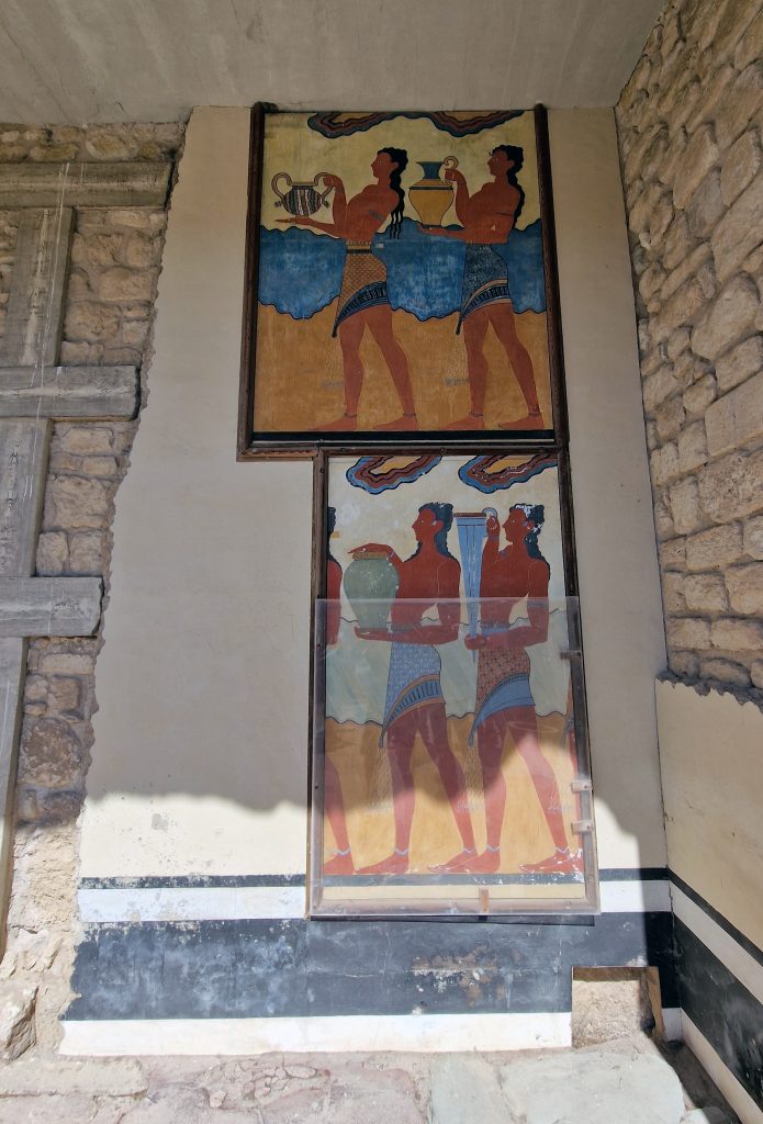 Palast von Knossos - Wandmalerei