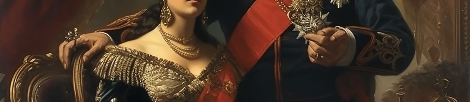 Cleopatra im prachtvollem Kleid