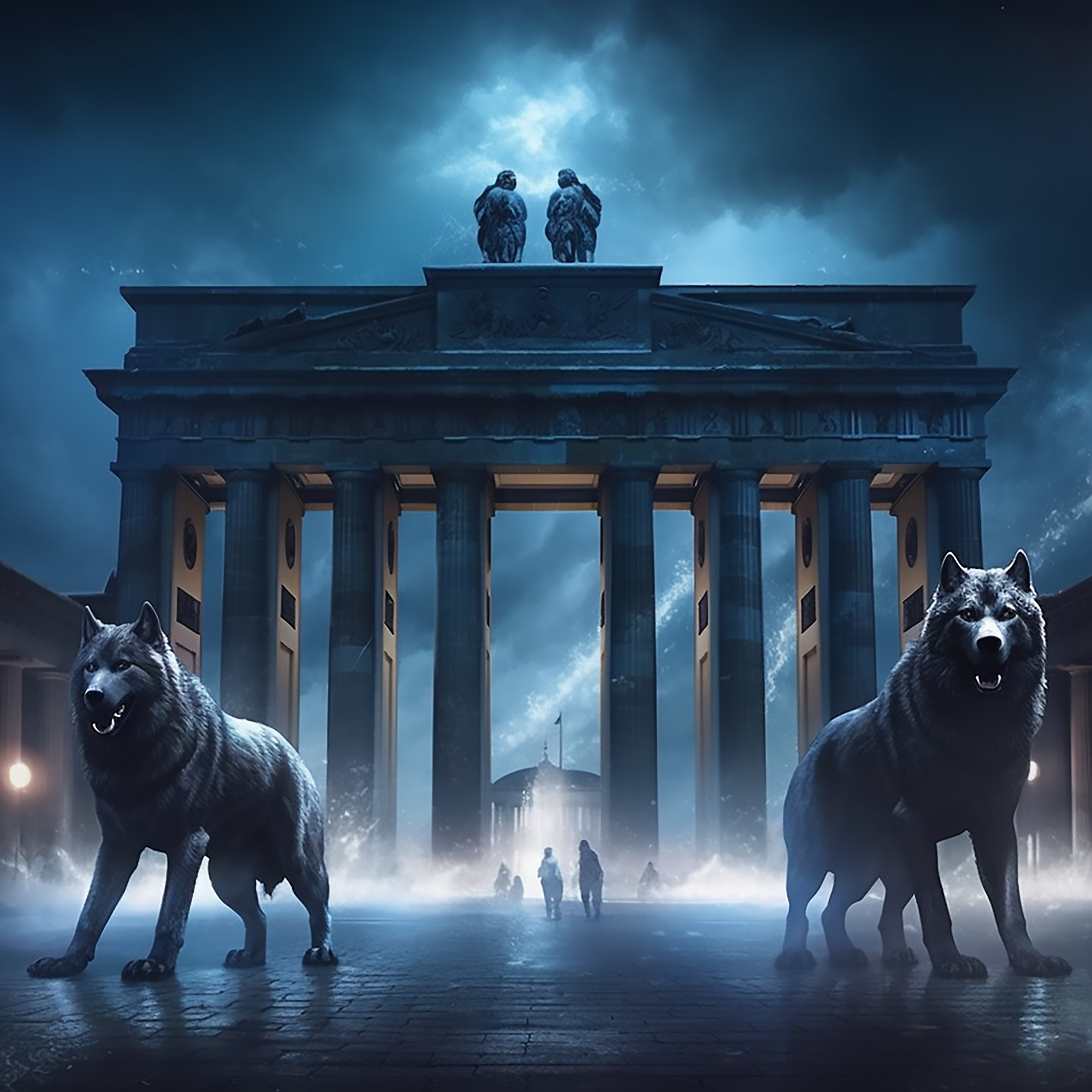 Shadows of the Untold: Wolves styrer den fiktive Brandenburger Tor
