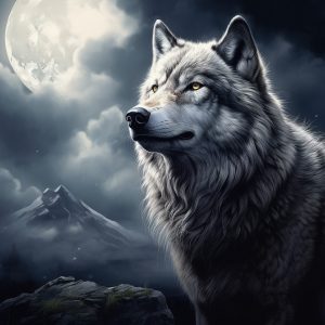 달빛 속의 늑대