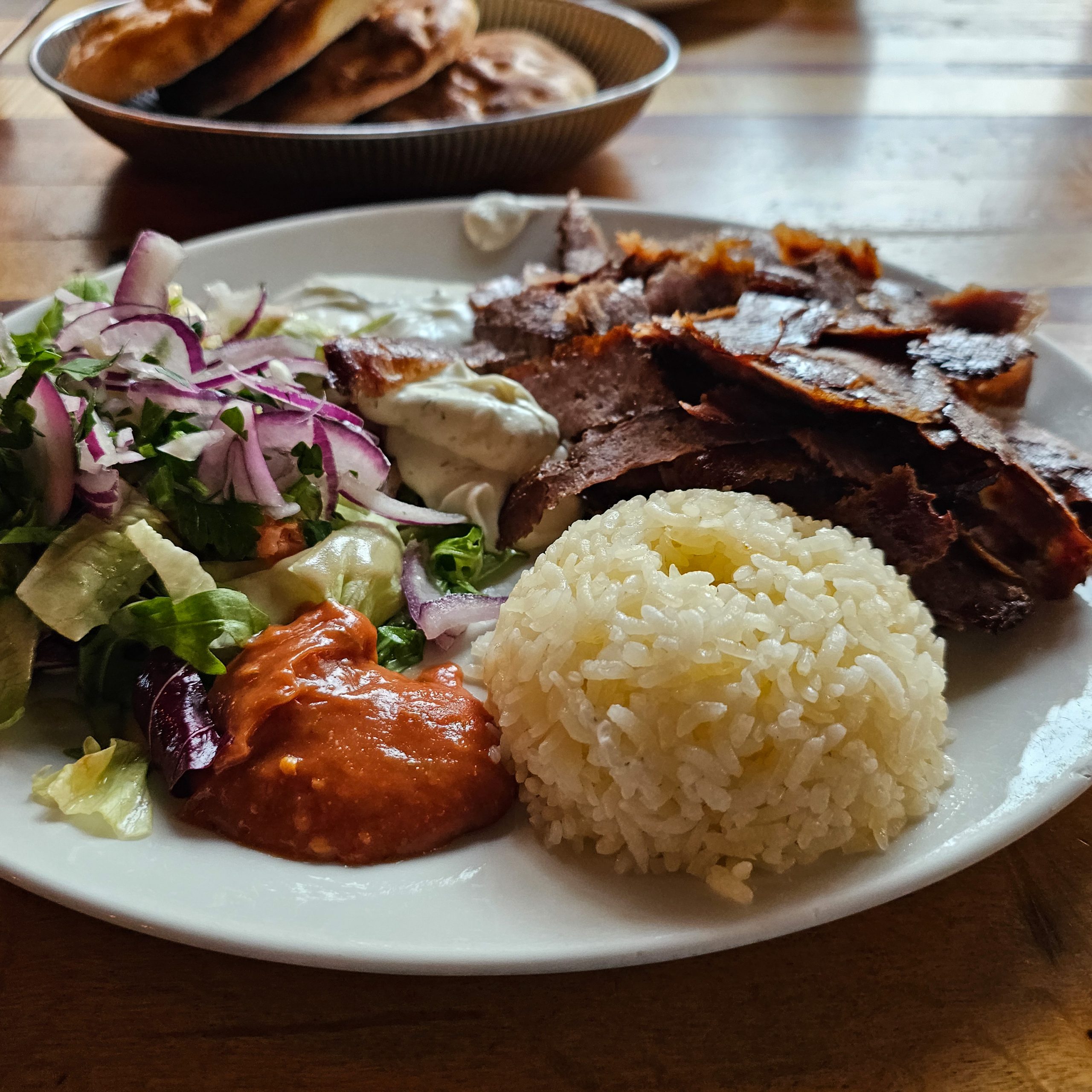 Gyrosteller bei Mati in Falkensee (Dezember 2023)