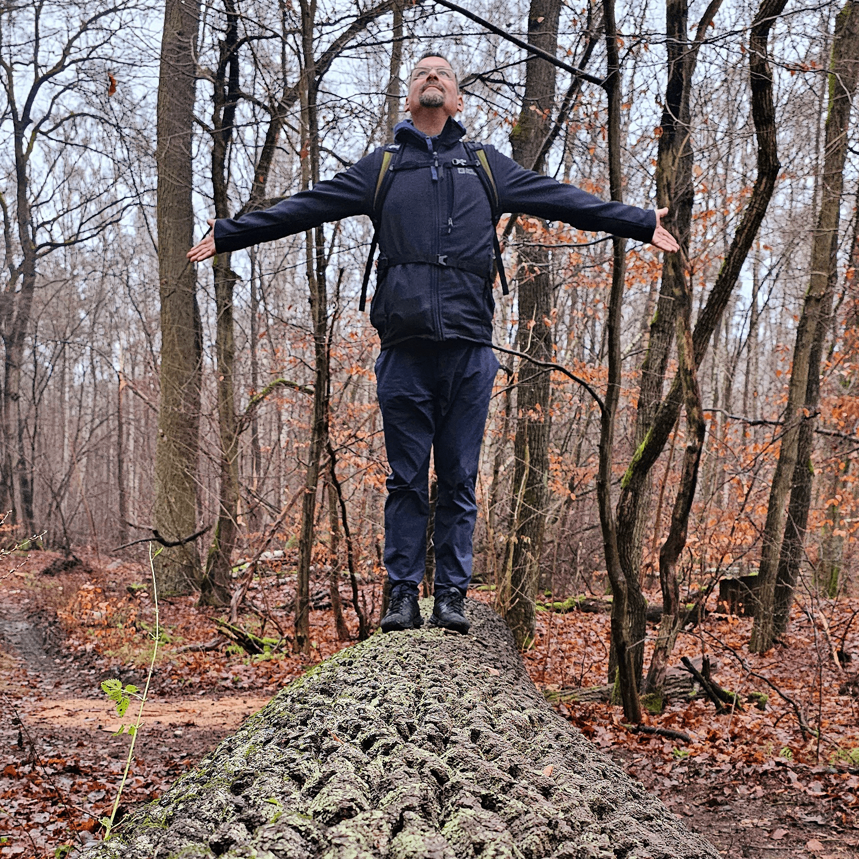 17 Km von Brieselang zum Bahnhof Berlin-Spandau (Dezember 2024)